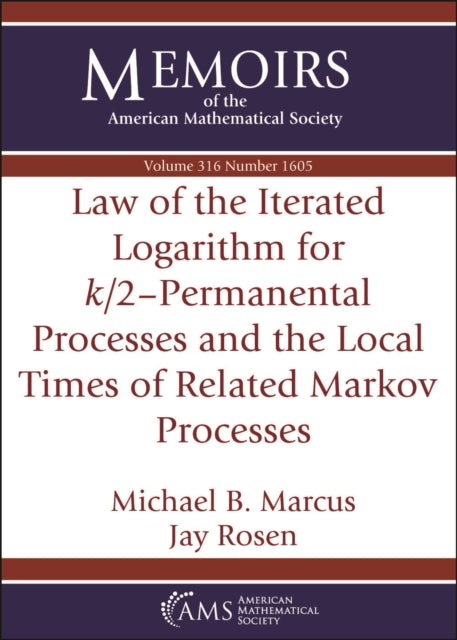 Law of the Iterated Logarithm for k2Permanental Processes and the Local Times of Related Markov Processes
