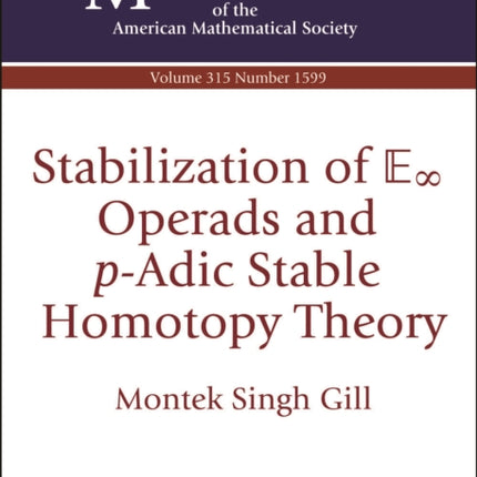 Stabilization of mathbbEinfty Operads and pAdic Stable Homotopy Theory