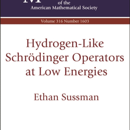 HydrogenLike Schrodinger Operators at Low Energies