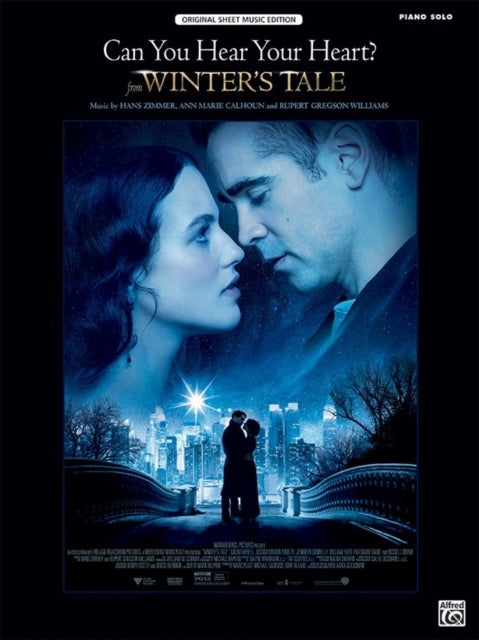 Can You Hear Your Heart from Winters Tale Piano Solo Sheet