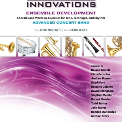 Ensemble Development for Advanced Concert Band Flute Sound Innovations for Concert Band Ensemble Development