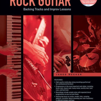 Sitting In  Rock Guitar Backing Tracks and Improv Lessons Book  DVDROM