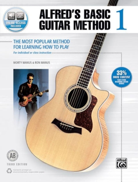 Alfred's Basic Guitar Method 1 (Third Edition): The Most Popular Method for Learning How to Play