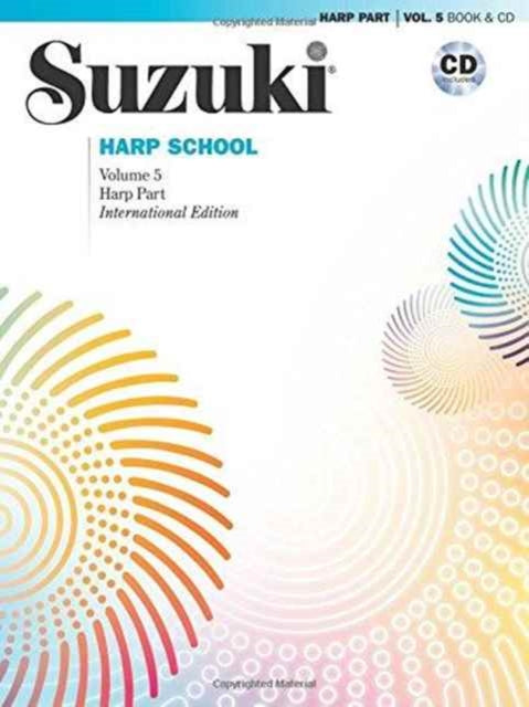 Suzuki Harp School Vol 5 Harp Part Book  CD International Edition