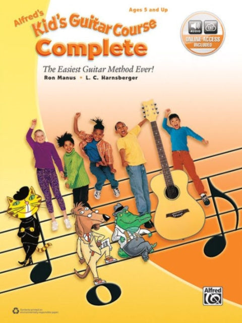 ALFREDS KIDS GUITAR COURSE COMPLETE BOOK