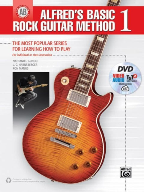 Alfreds Basic Rock Guitar Method Bk 1 The Most Popular Series for Learning How to Play Book DVD  Online Audio Video  Software Alfreds Basic Guitar Library