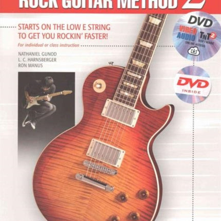 Alfreds Basic Rock Guitar Method Bk 2 Starts on the Low E String To Get You Rockin Faster Book DVD  Online Audio Video  Software Starts on  Alfreds Basic Guitar Library