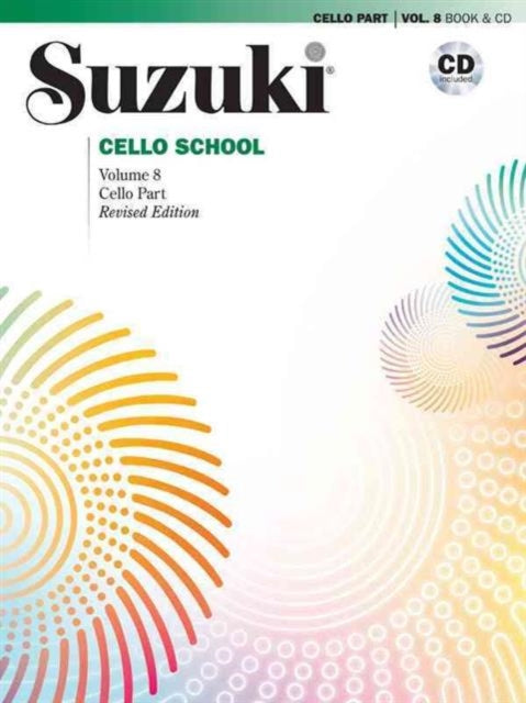 Suzuki Cello School Vol 8 Cello Part Book  CD