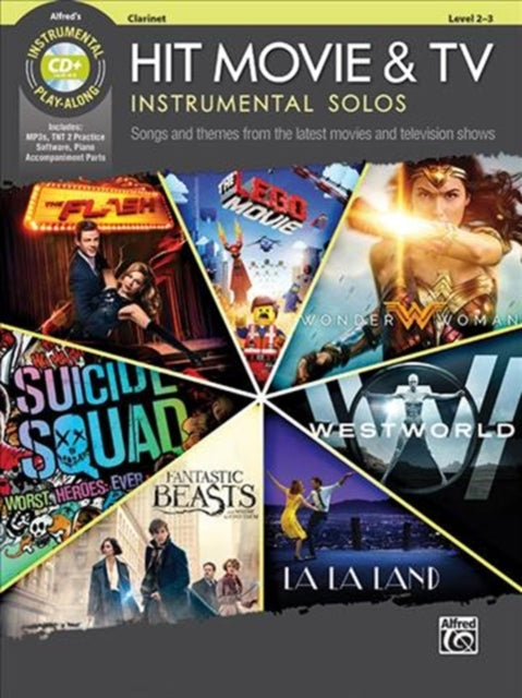 Hit Movie  TV Instrumental Solos Songs and Themes from the Latest Movies and Television Shows Clarinet Book  CD