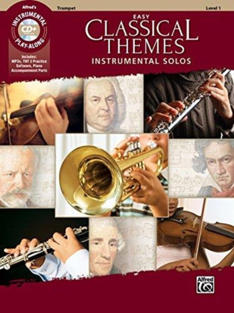 Easy Classical Themes Trumpet Trumpet Book  CD Instrumental Solos