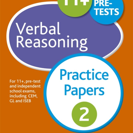 11 Verbal Reasoning Practice Papers 2