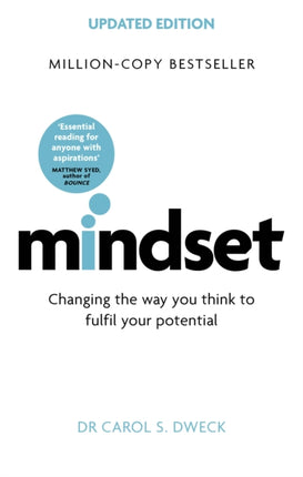 Mindset  Updated Edition Changing The Way You think To Fulfil Your Potential