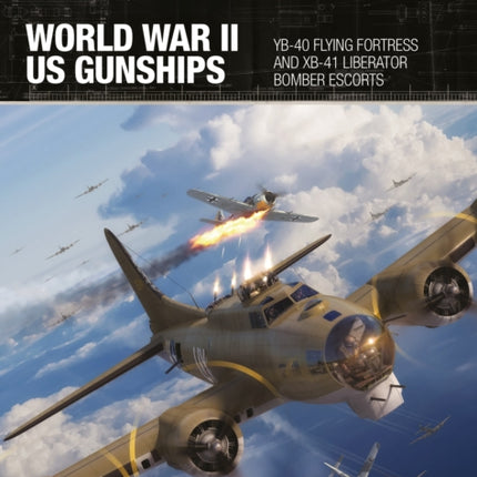 World War II US Gunships: YB-40 Flying Fortress and XB-41 Liberator Bomber Escorts