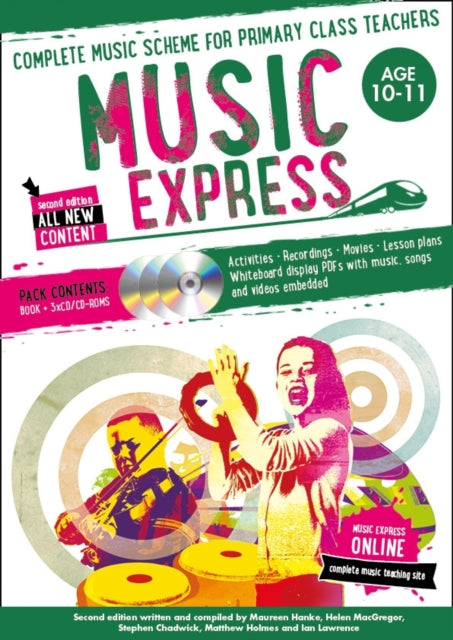 Music Express Age 1011 Book  3CDs  DVDROM