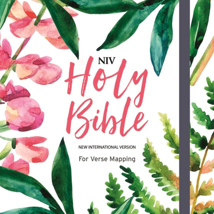 NIV Bible for Journalling and Verse-Mapping: Floral