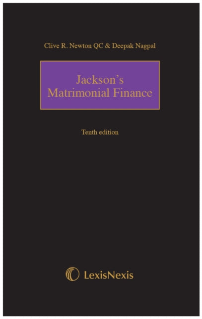 Jackson's Matrimonial Finance Tenth edition