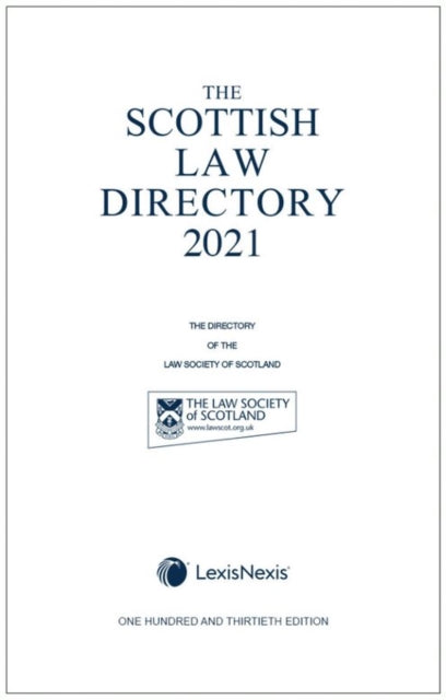 The Scottish Law Directory The White Book 2021