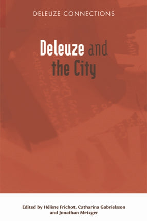 Deleuze and the City