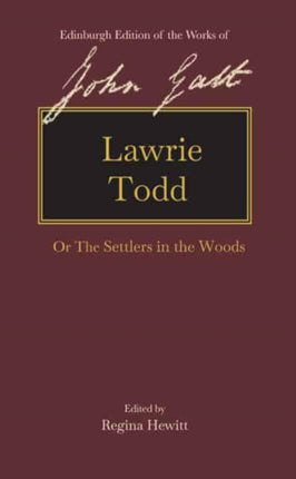 Lawrie Todd: Or the Settlers in the Woods