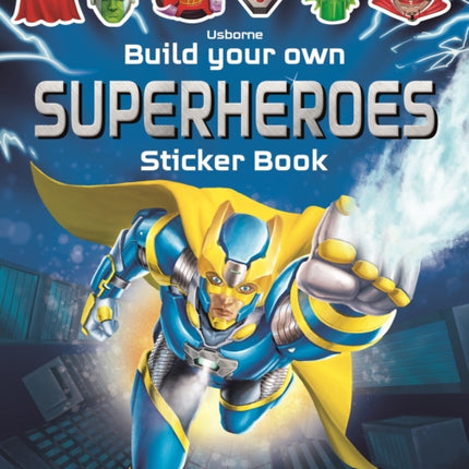 Build Your Own Superheroes Sticker Book