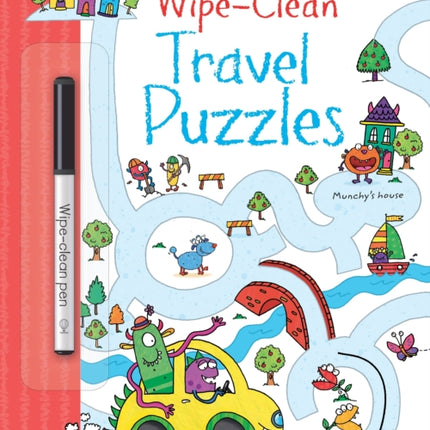 Wipe-clean Travel Puzzles