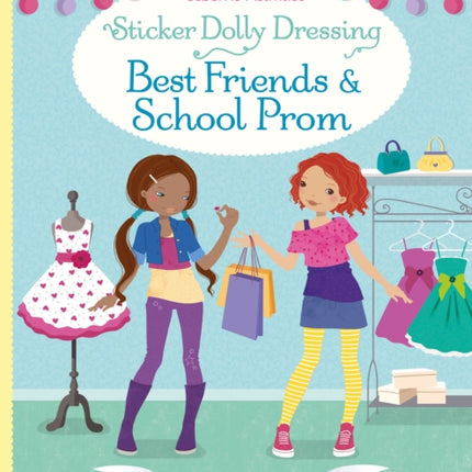 Sticker Dolly Dressing Best Friends and School Prom