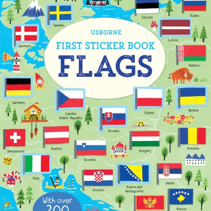 First Sticker Book Flags