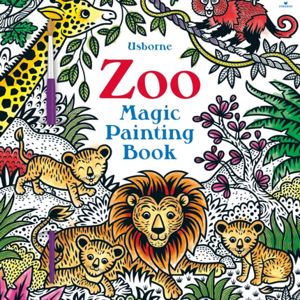 Zoo Magic Painting Book