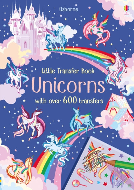 Transfer Activity Book Unicorns