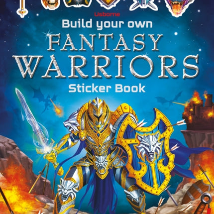 Build Your Own Fantasy Warriors Sticker Book