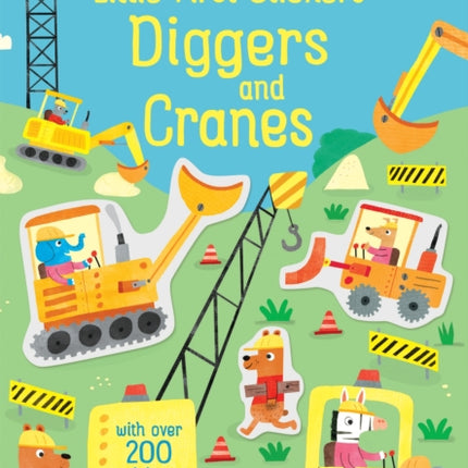 Little First Stickers Diggers and Cranes