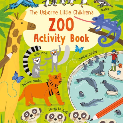 Little Children's Zoo Activity Book