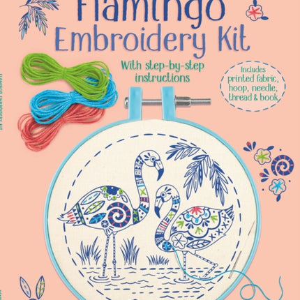 Embroidery Kit: Flamingo