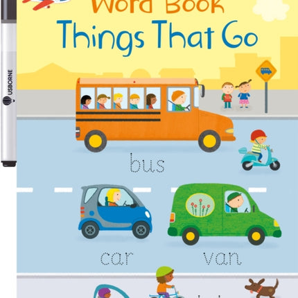 Little WipeClean Word Book Things That Go