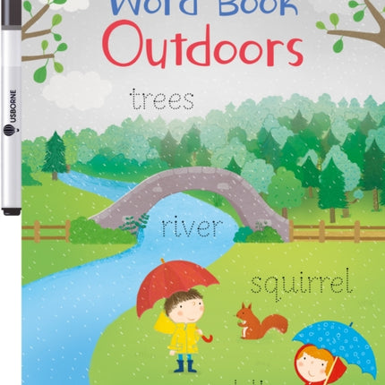 Little WipeClean Word Book Outdoors