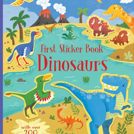 First Sticker Book Dinosaurs