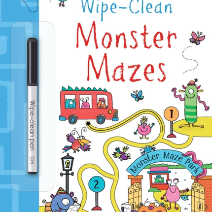 WipeClean Monster Mazes