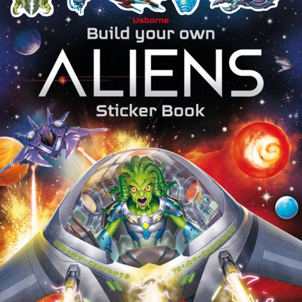 Build Your Own Aliens Sticker Book