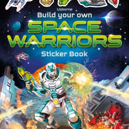 Build Your Own Space Warriors Sticker Book