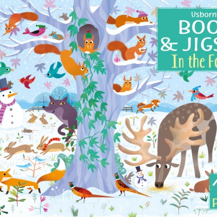 Usborne Book and Jigsaw In the Forest