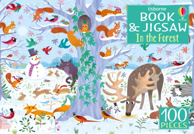 Usborne Book and Jigsaw In the Forest