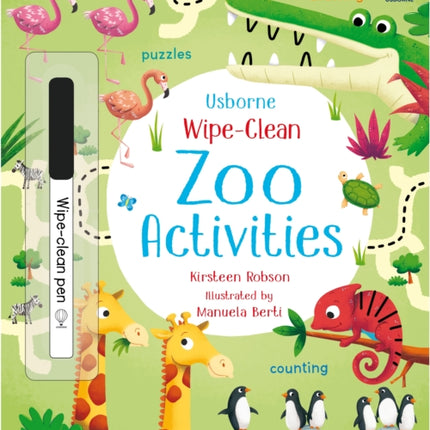 Wipe-Clean Zoo Activities