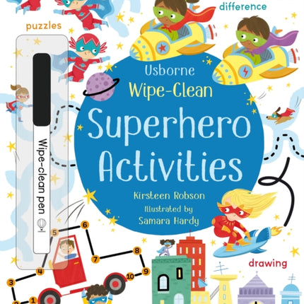 Wipe-Clean Superhero Activities