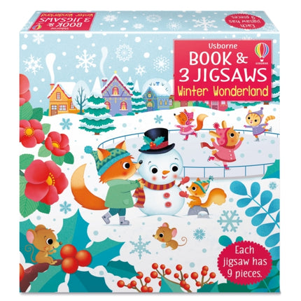 Usborne Book and 3 Jigsaws: Winter Wonderland