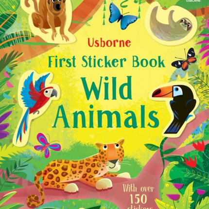 First Sticker Book Wild Animals