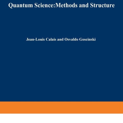 Quantum Science Methods and Structure A Tribute To PerOlov Lwdin