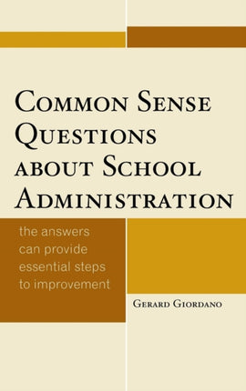 Common Sense Questions about School