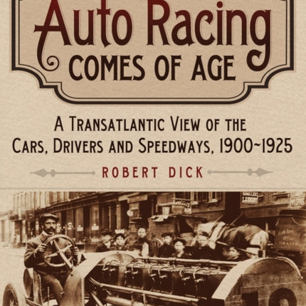 Auto Racing Comes of Age
