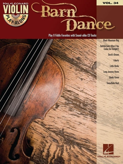 Violin PlayAlong Volume 34 Barn Dance Hal Leonard Violin Playalong