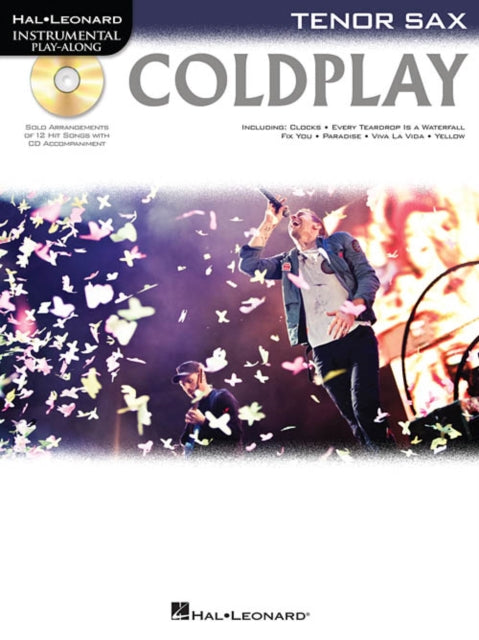 Instrumental PlayAlong Coldplay Tenor Saxophone Hal Leonard Instrumental PlayAlong